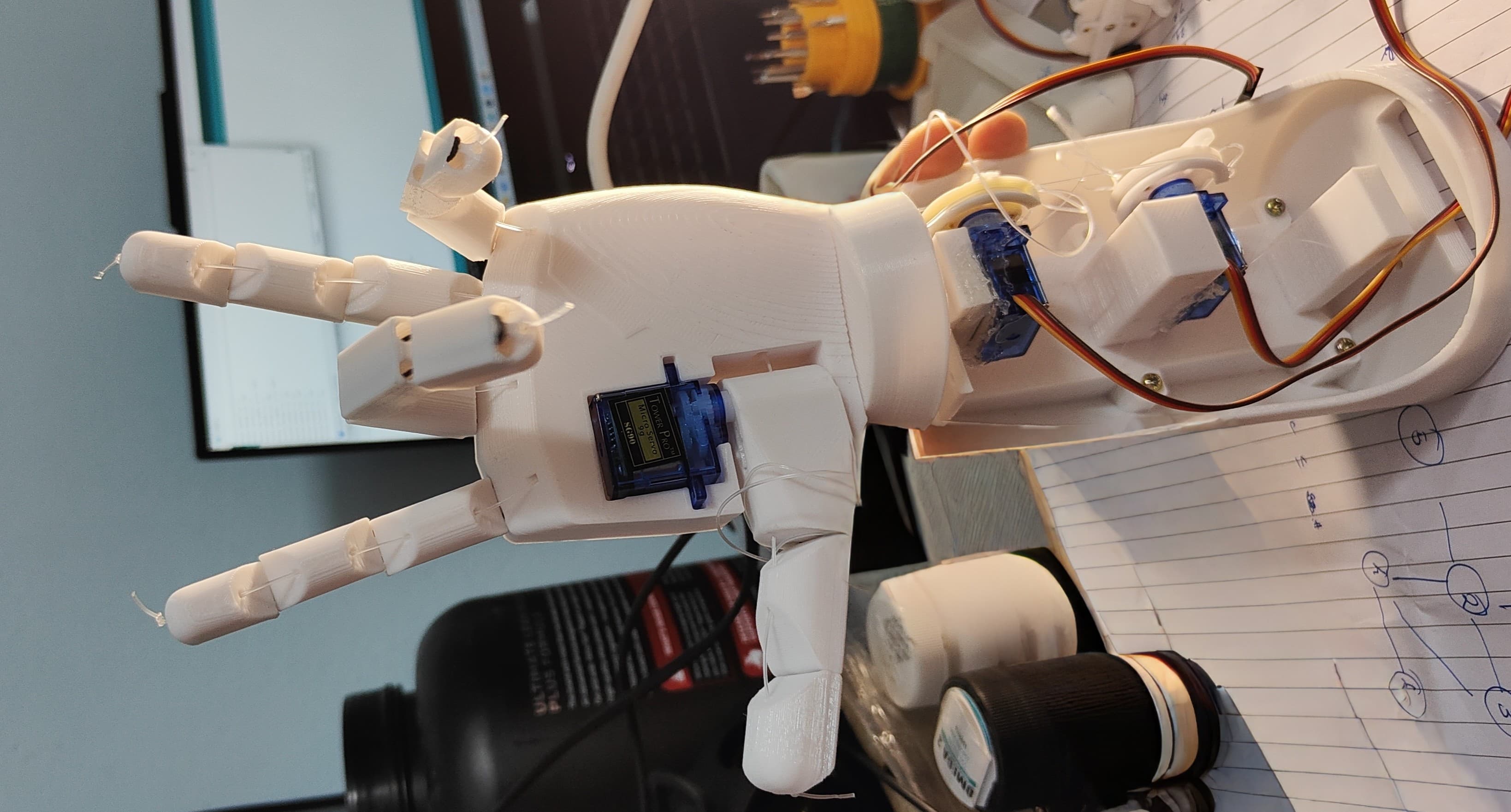 Robotic Hand for ASL Translation